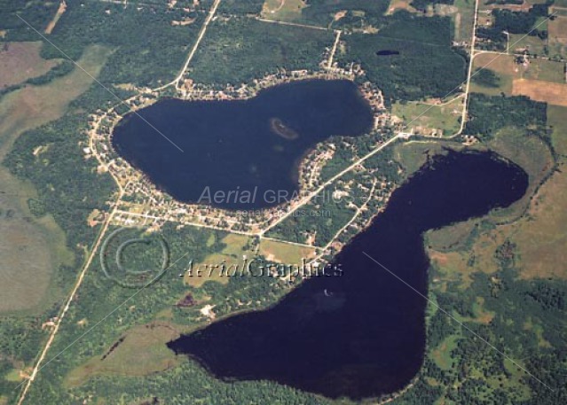 Londo Lake & West Londo Lake in Iosco County, Michigan